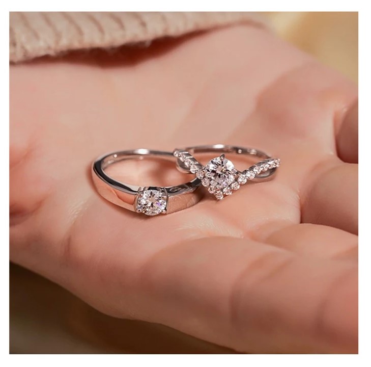 Premium Couple Rings set for Men/Women – Adjustable Couple Ring for Couple Jewelry - Image 2