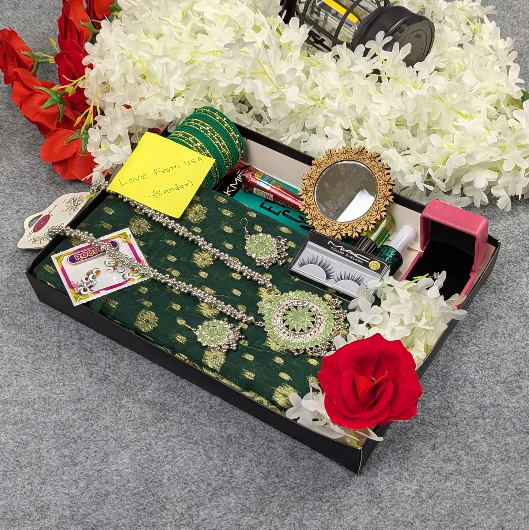 Premium Jamdani Saree Gift Combo - Image 3